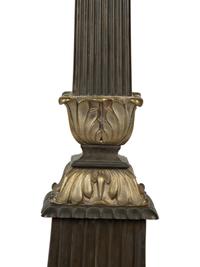 A French Gilt and Patinated Bronze Table Lamp