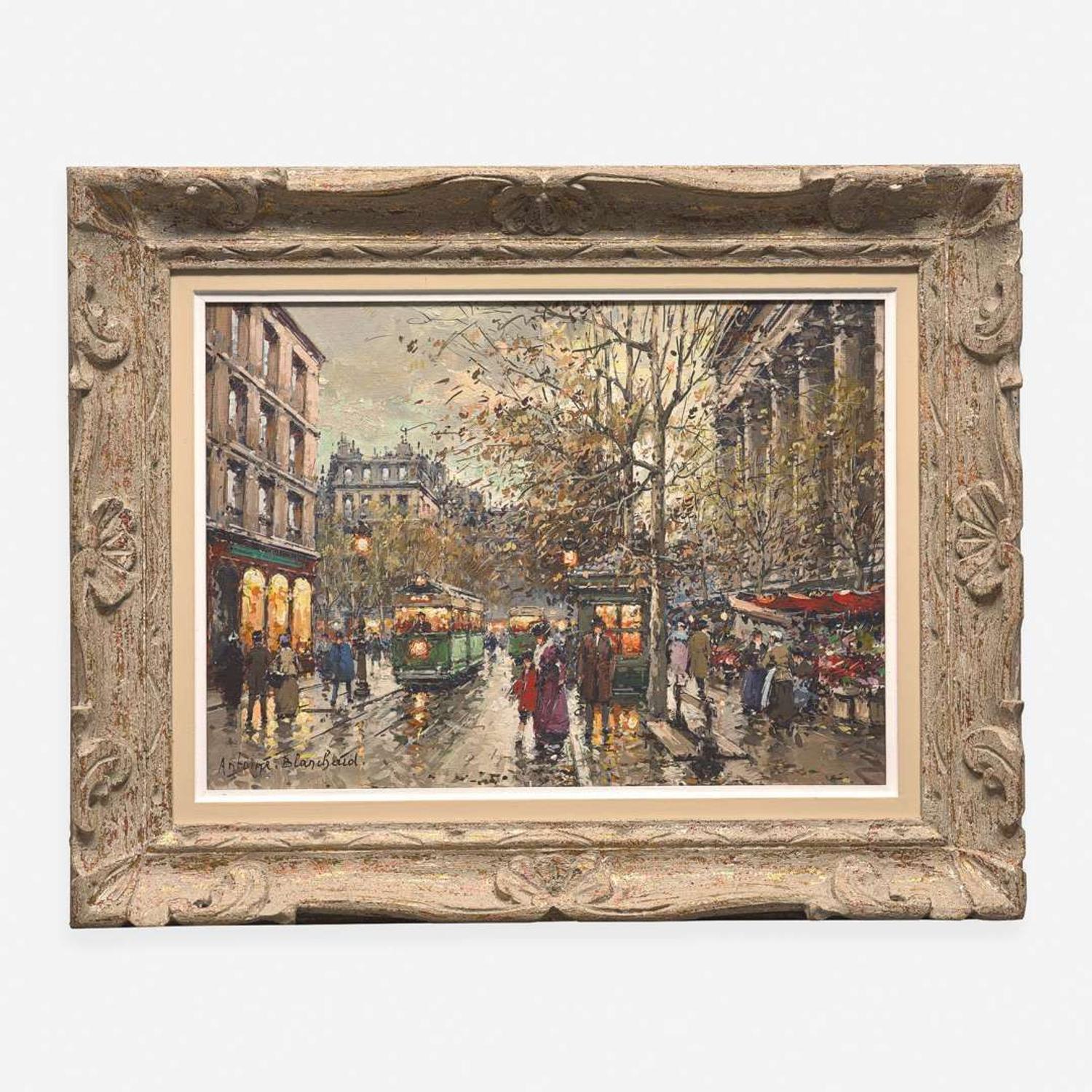Antoine Blanchard (French, 1910–1988) Marchandes de Fleurs, La Madeleine