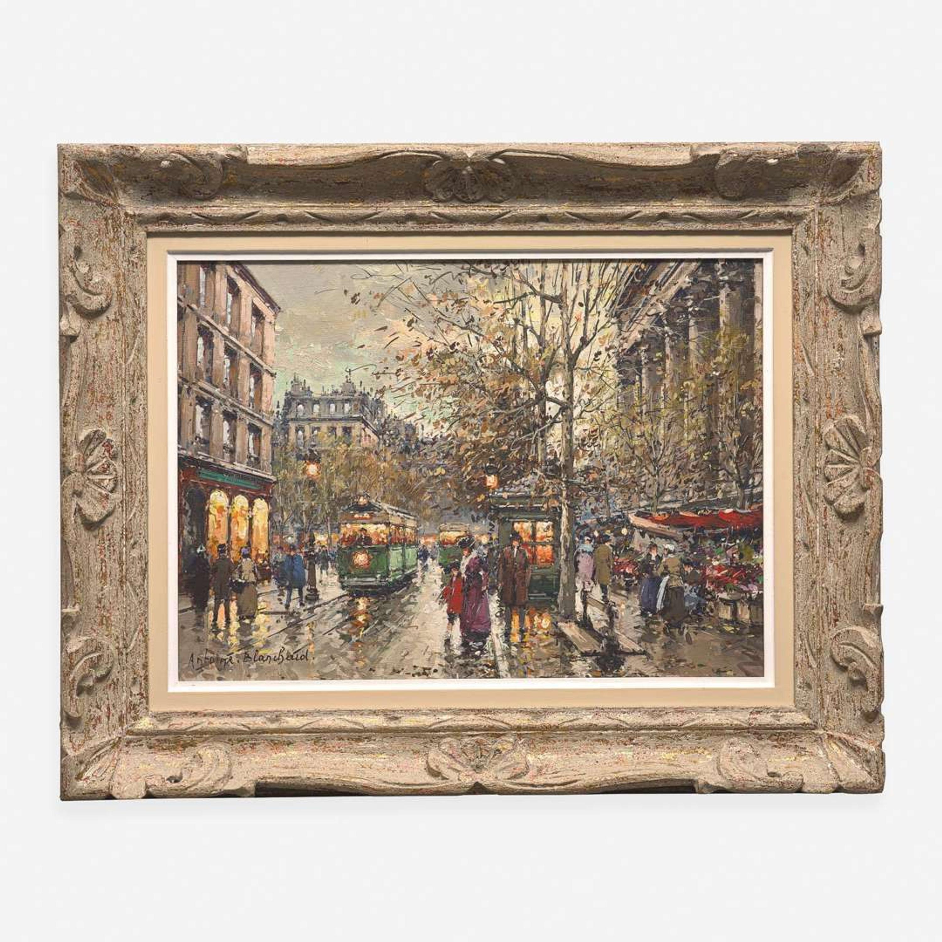 Antoine Blanchard (French, 1910–1988) Marchandes de Fleurs, La Madeleine