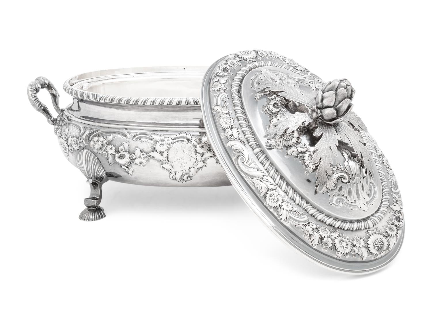 A Georgian Silver Tureen and Cover