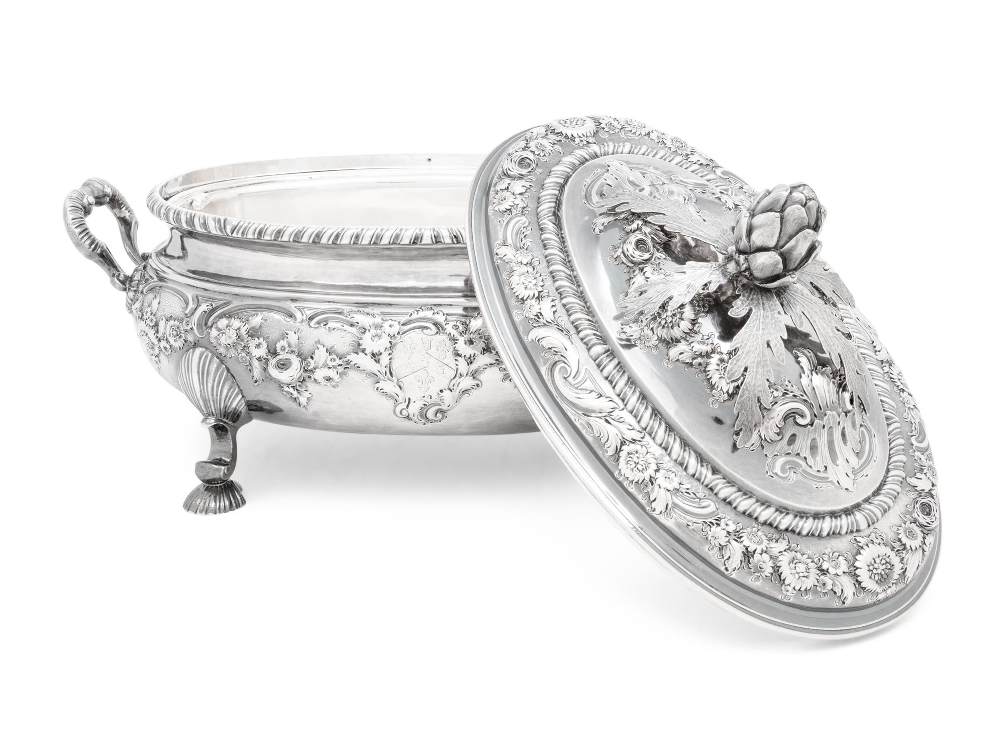 A Georgian Silver Tureen and Cover