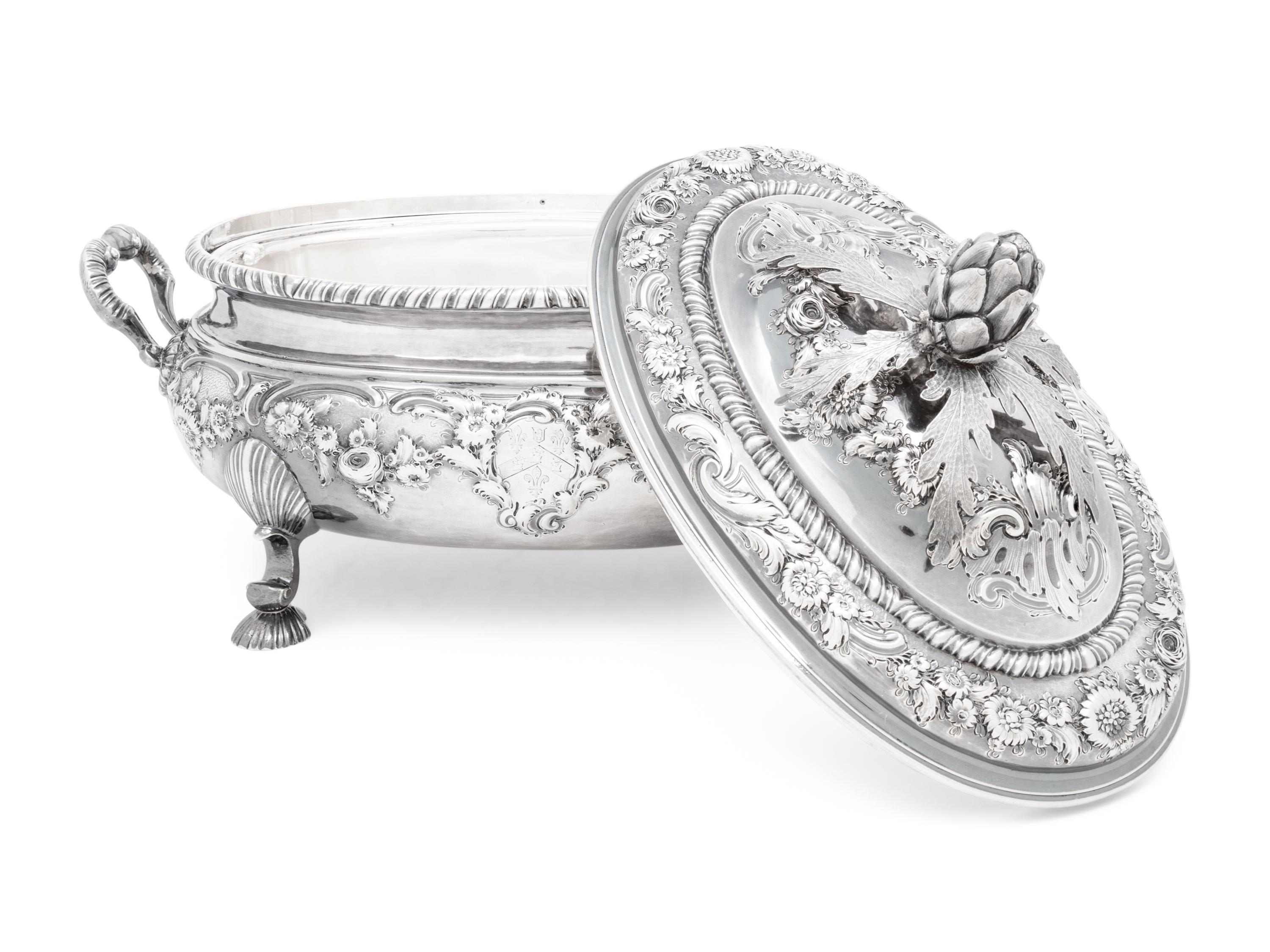 A Georgian Silver Tureen and Cover