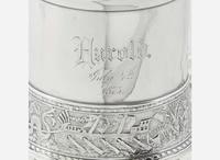 A group of five assorted silver table items, Bigelow, Kennard & Co., Boston, MA, Gorham Mfg. Co., Providence, RI, and other, 19th and 20th century
