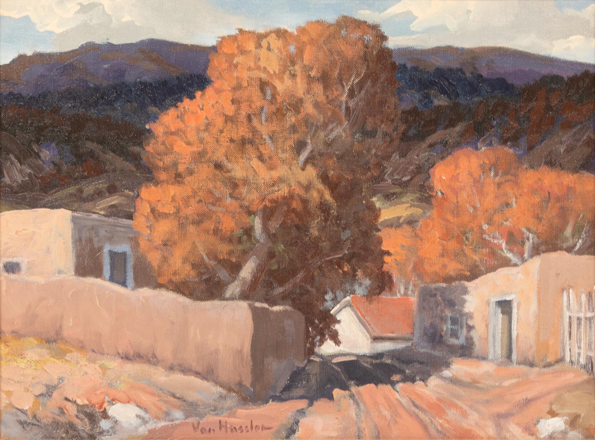 New Mexico Village in Late Fall