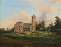 Georg Geyer, (Austrian, 1823-1912), Estate Garden