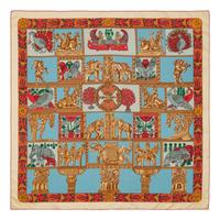 Two Hermès 90cm Silk Scarf, Carré