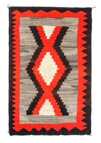 Three Navajo Rugs First: 69 x 54 inches. — CIRCA 1900