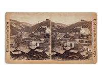 [COLORADO]. A group of 3 early photographs of Black Hawk and Central City, Colorado, by Chamberlain, Weitfle, and Wakely, comprising: