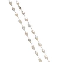 MARGO MORRISON, BAROQUE CULTURED PEARL AND ROCK CRYSTAL QUARTZ NECKLACE