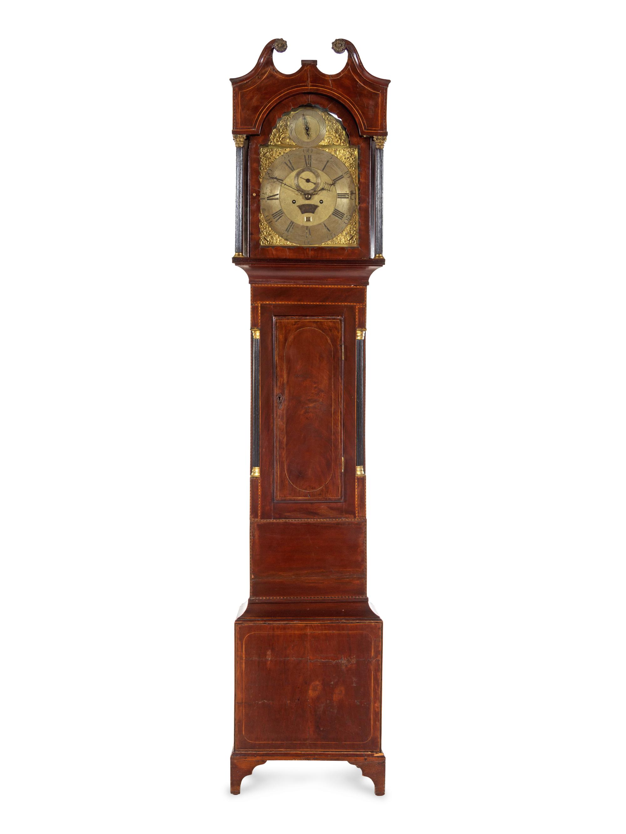 A George III Mahogany Tall Case Clock