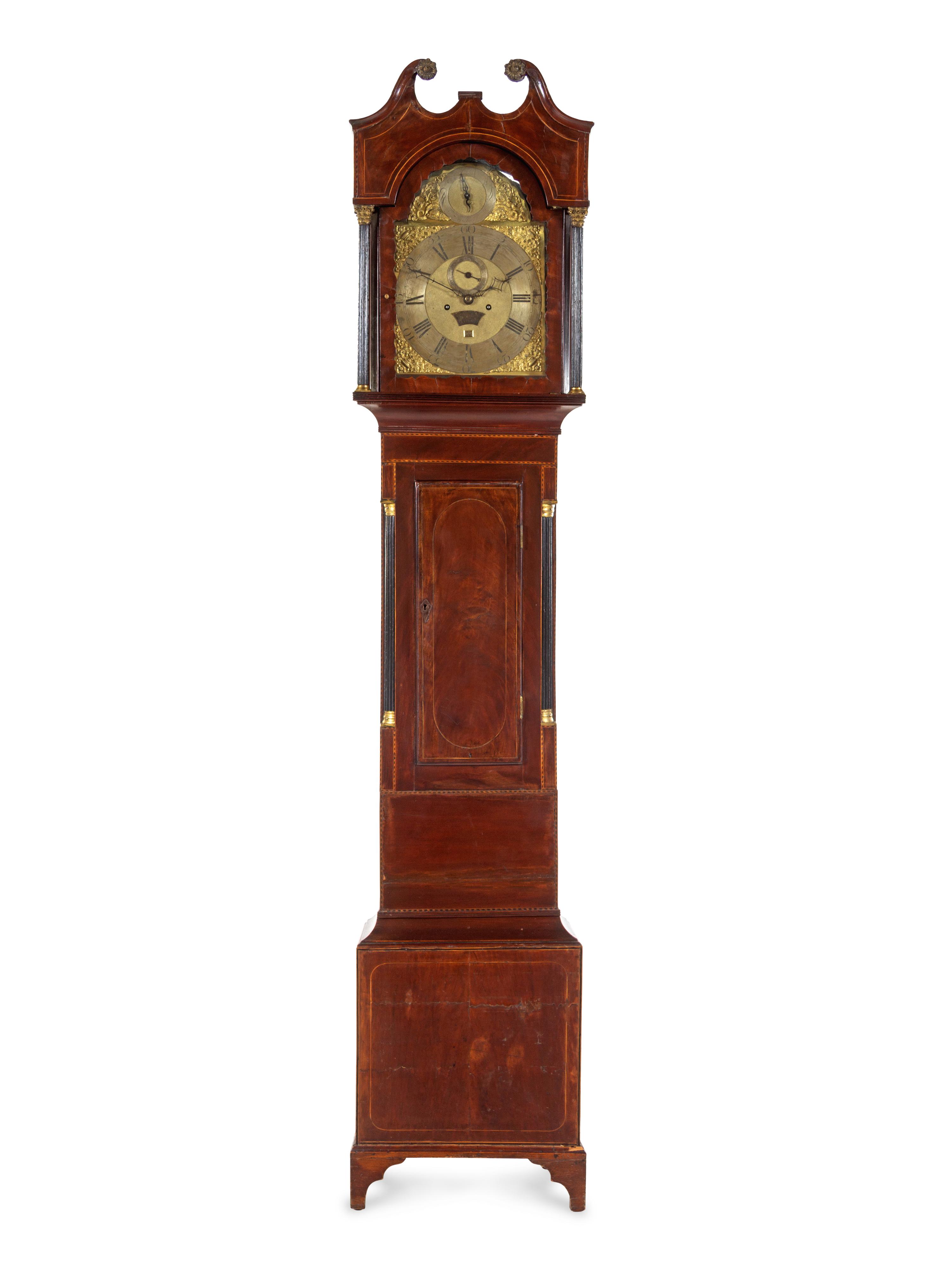 A George III Mahogany Tall Case Clock