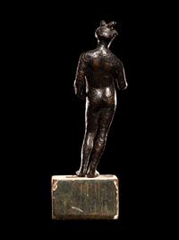 A Roman Bronze Figure of Mercury