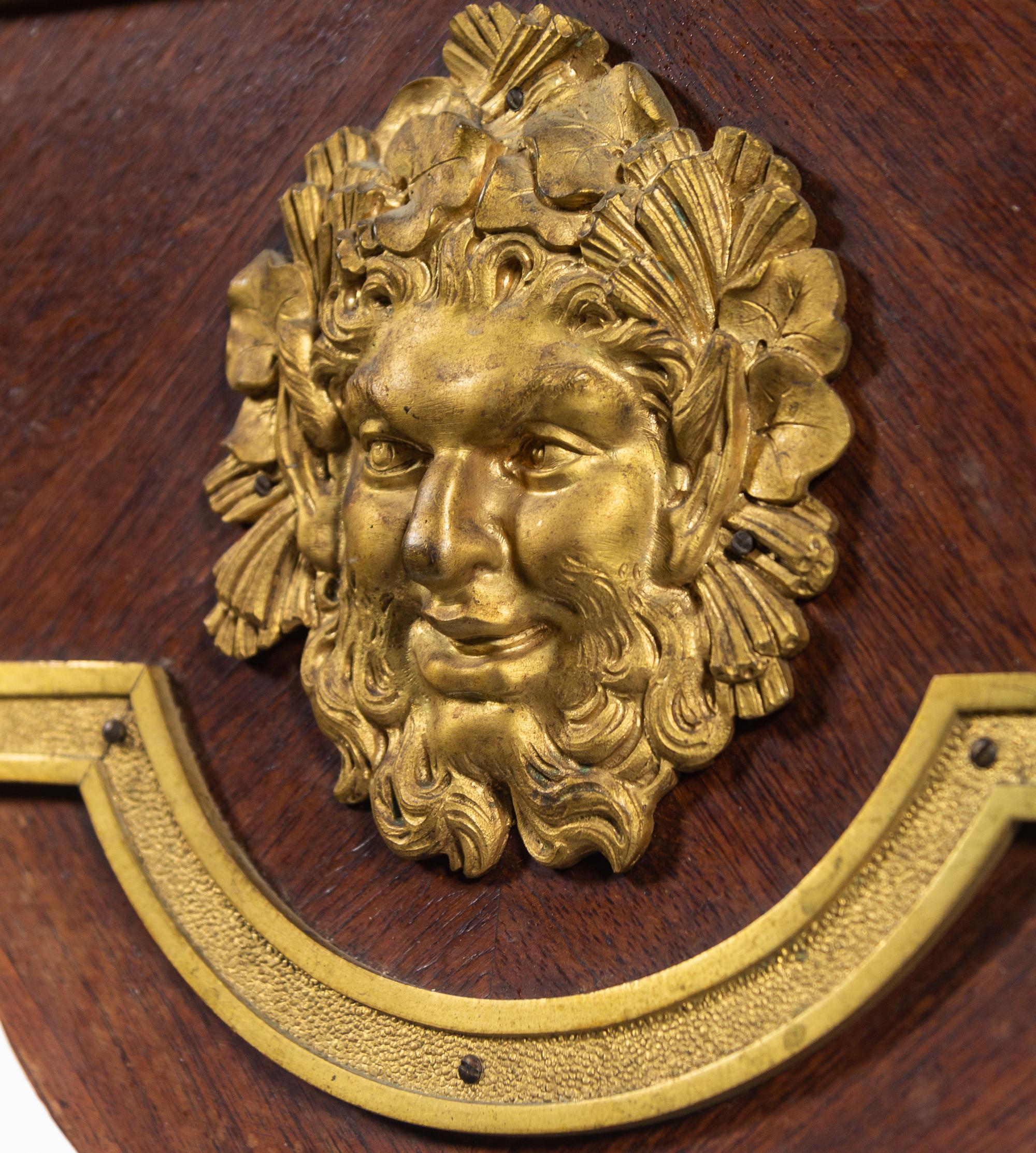 A Louis XV Style Gilt Bronze Mounted Kingwood Bureau Plat