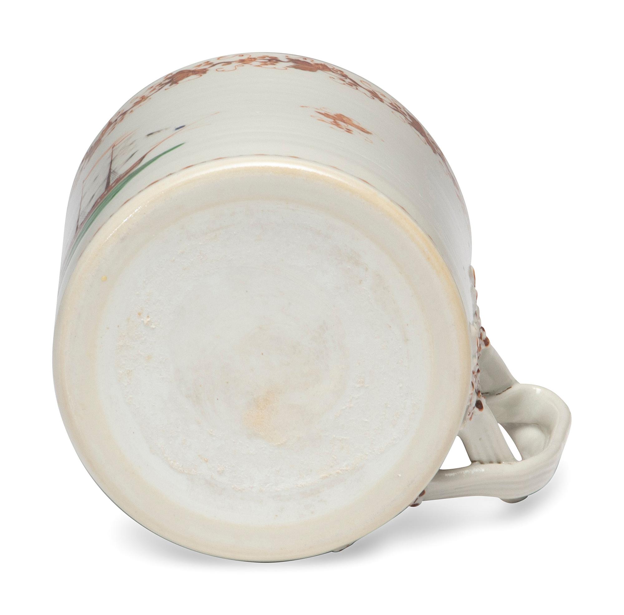 A Chinese Export Porcelain Mug for the American Market