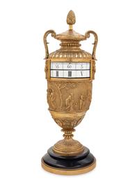 A Louis XVI Style Gilt Bronze Annular Clock