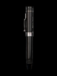 Conway Stewart: Churchill-Ebonite and Silver Trim Limited Edition Fountain Pen and Ink Set