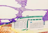 Wesley Willis, (American, 1963-2003), Comiskey Park