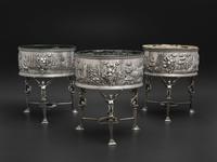 Three American Silver Centerpiece Jardinieres