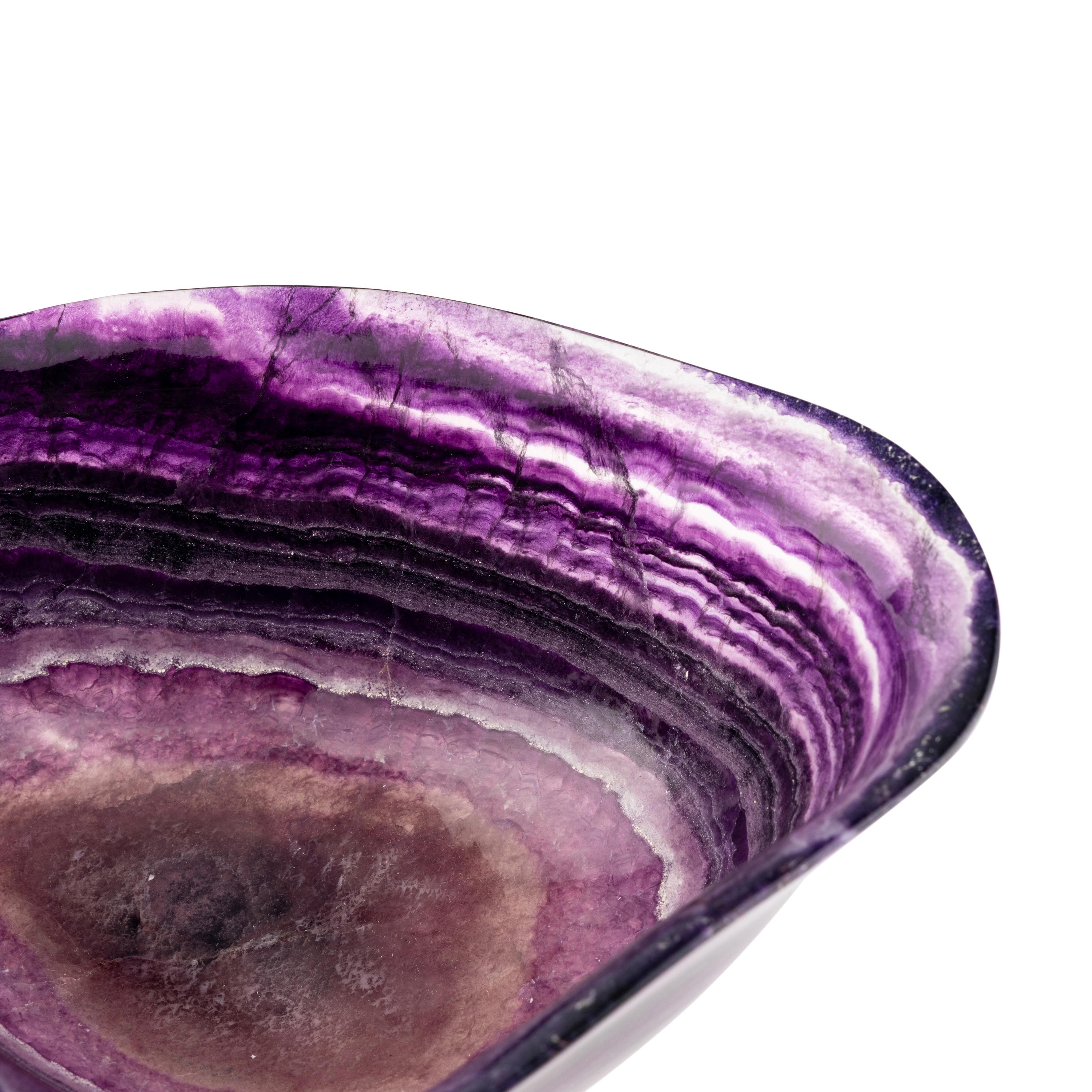 A Purple Fluorite Bowl