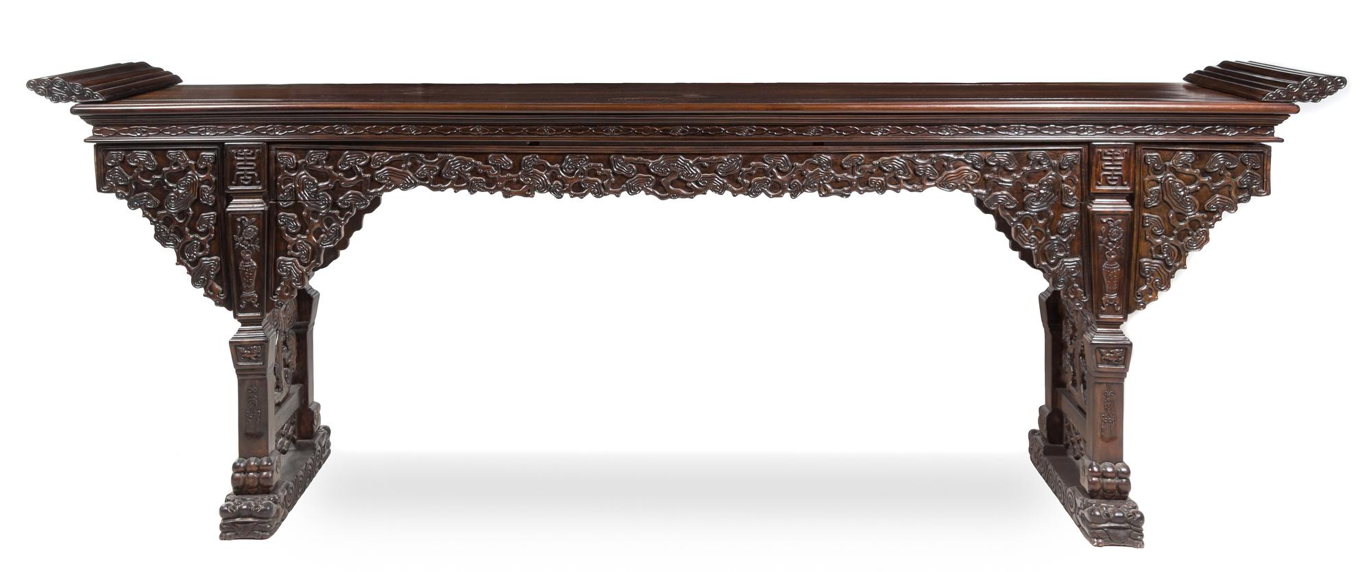 A Massive Hardwood Altar Table, Qiaotou'an
