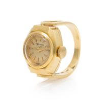 An 18 Karat Yellow Gold Watch/Ring, Antigone, 5.80 dwts.