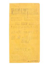[GARFIELD, James A. (1831-1881)] Jollification Over the Great Republican Victory! [Georgia?], 1879.