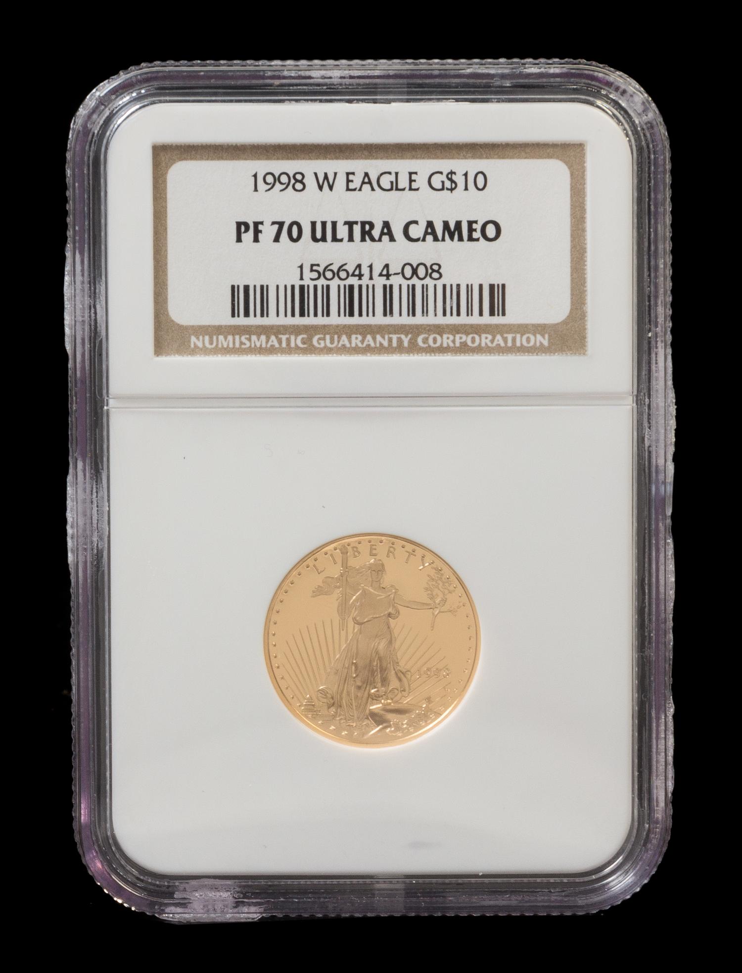 A United States 1998-W Eagle $10 Gold Proof