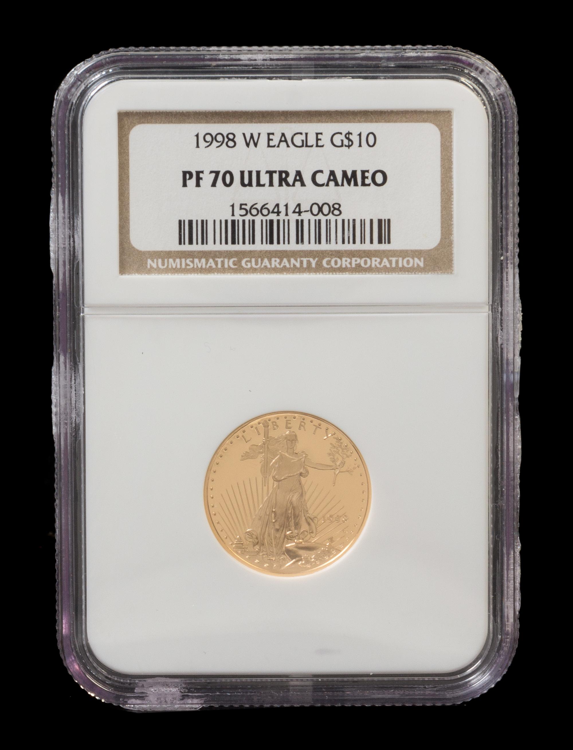 A United States 1998-W Eagle $10 Gold Proof