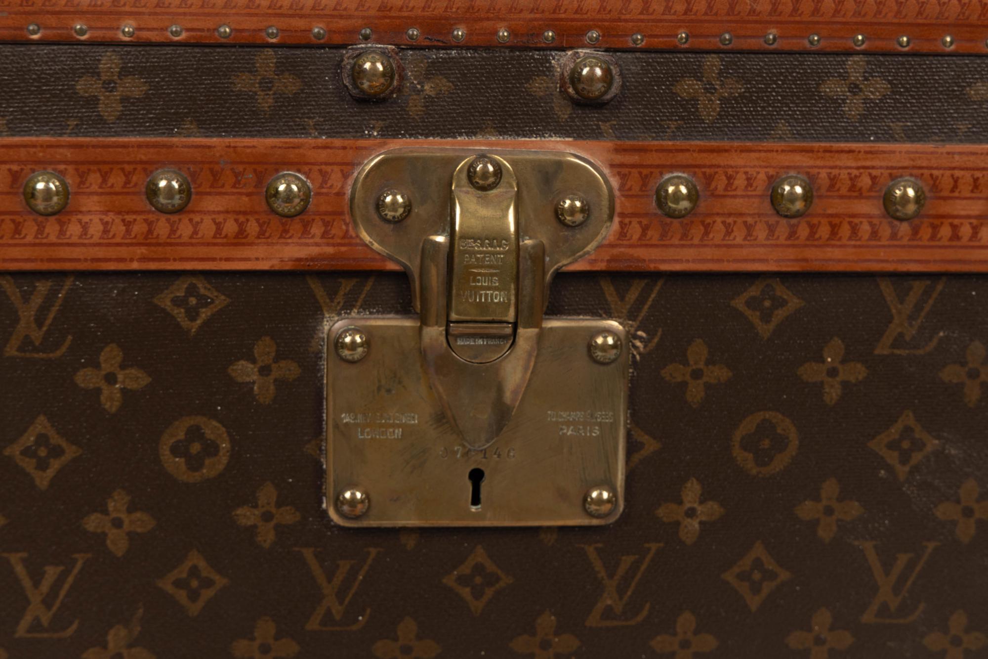 Louis Vuitton, Antique Monogram Steamer Trunk