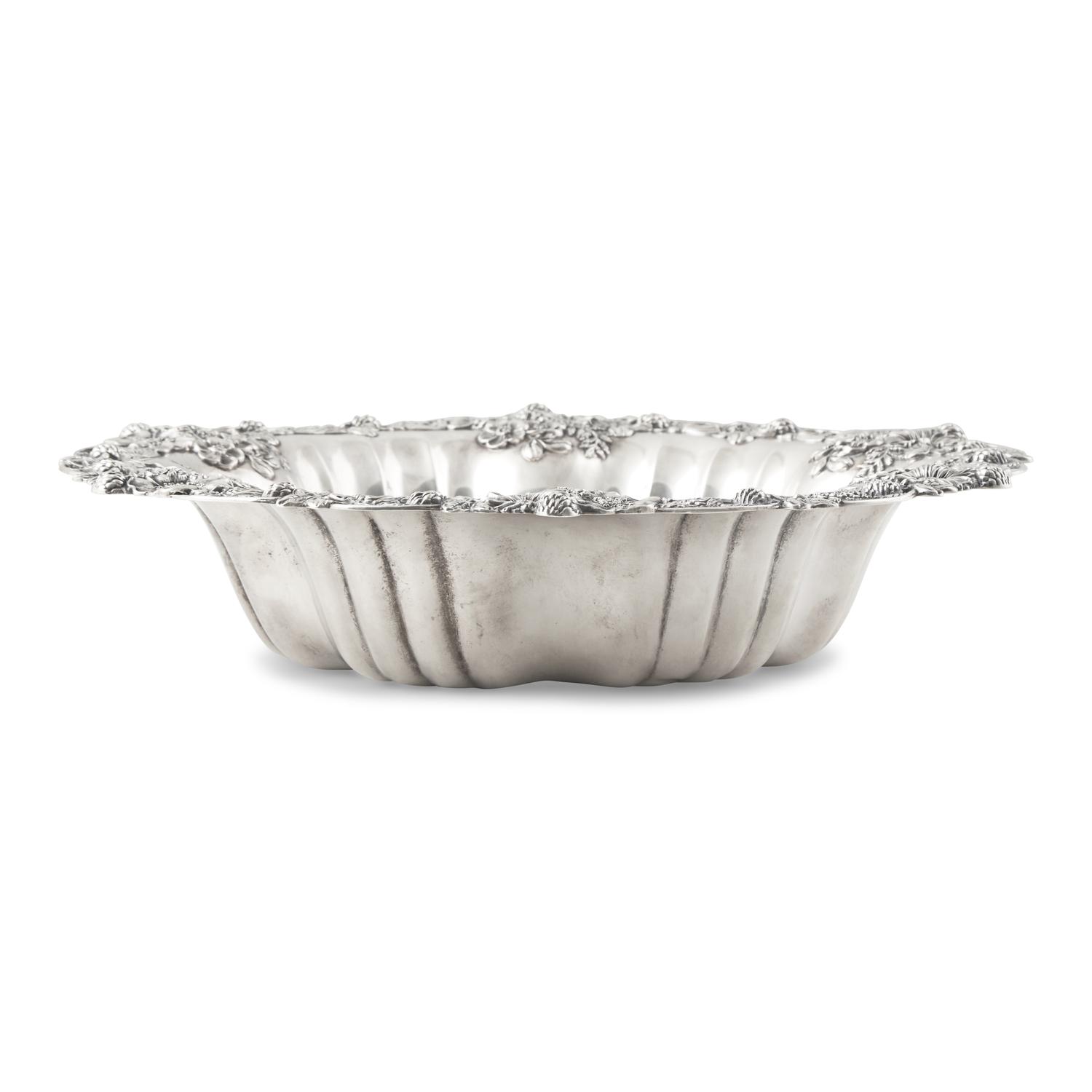 An American Silver Reticulated Bowl