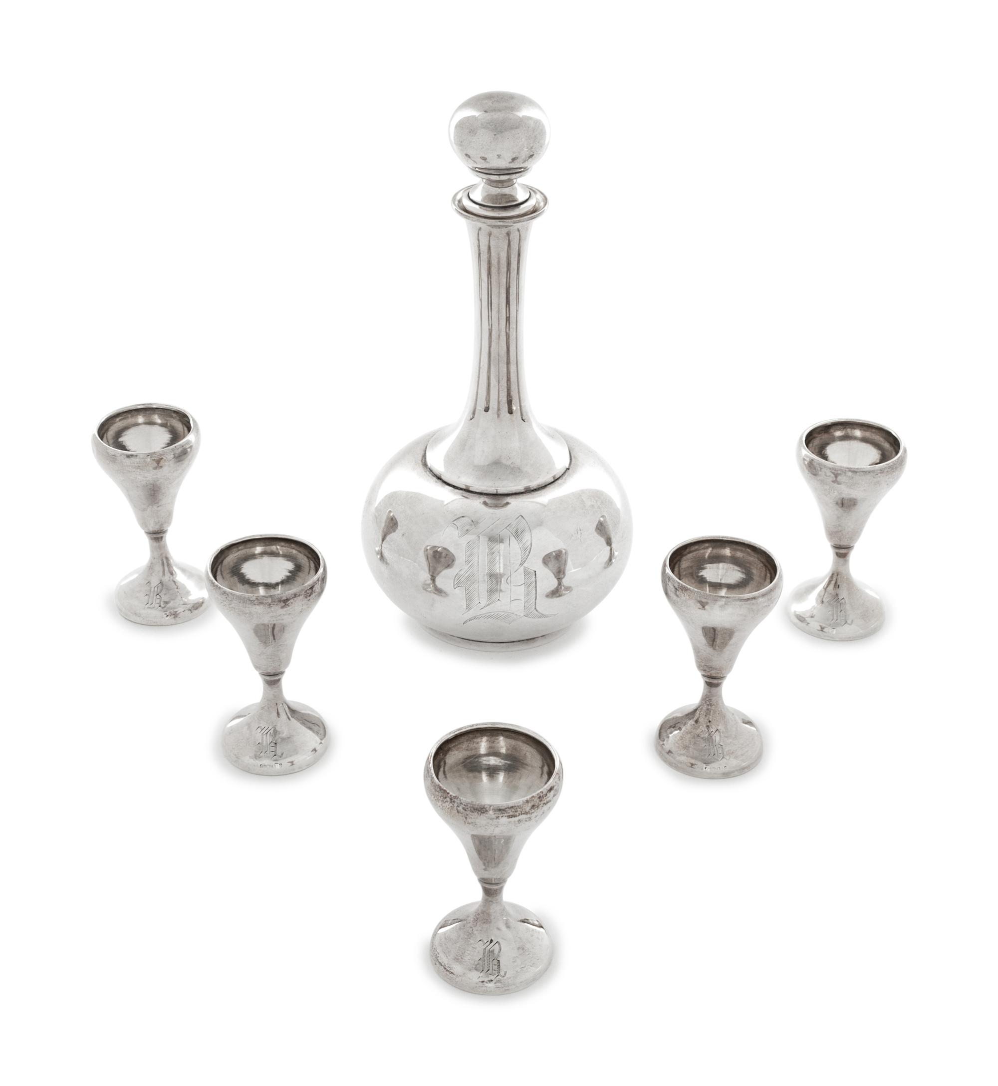 An American Silver Drink Set