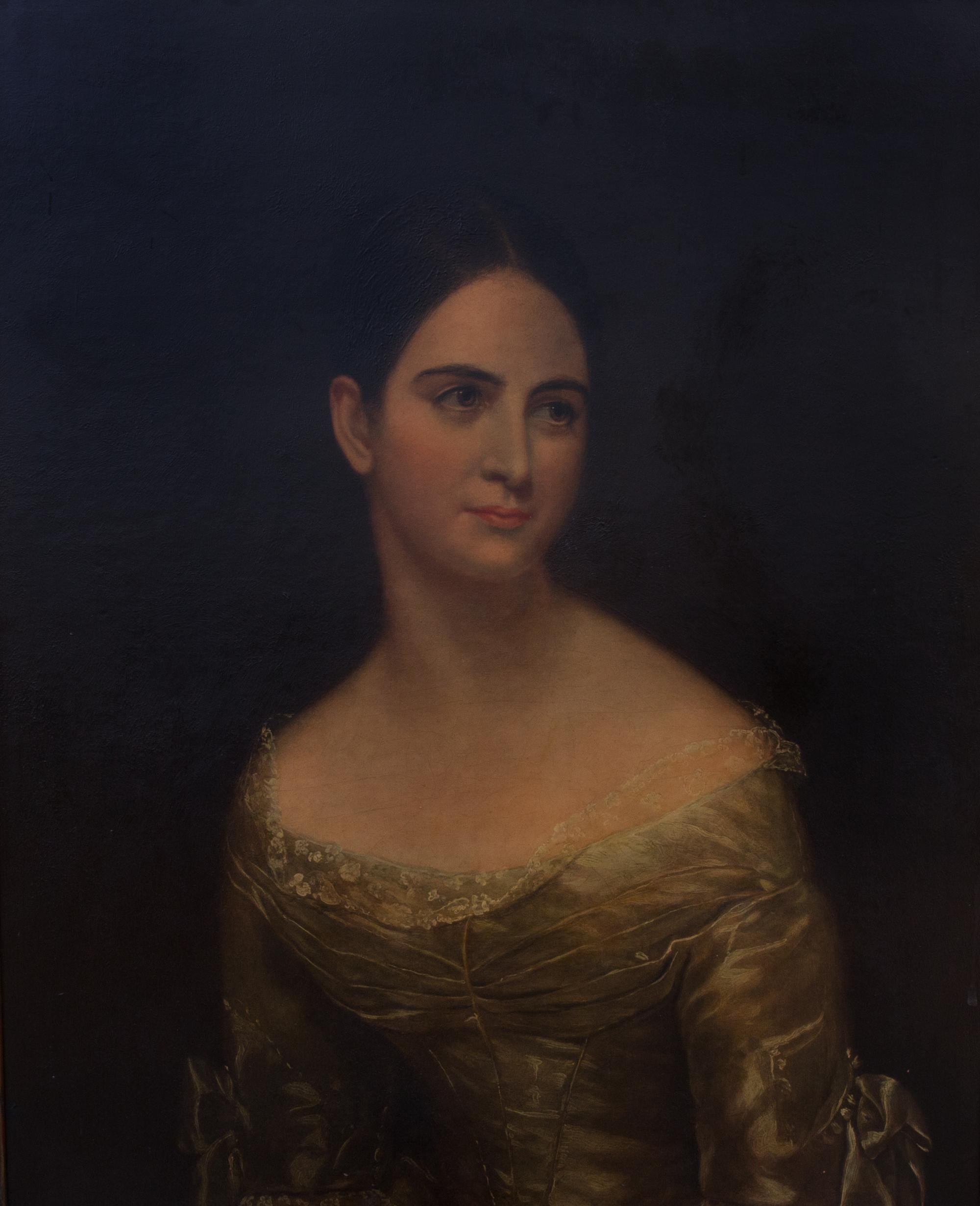 Artist Unknown, (19th century), Portrait of a Young Woman UPDATE CATALOGUE - SELL IN CHICAGO MARKETPLACE