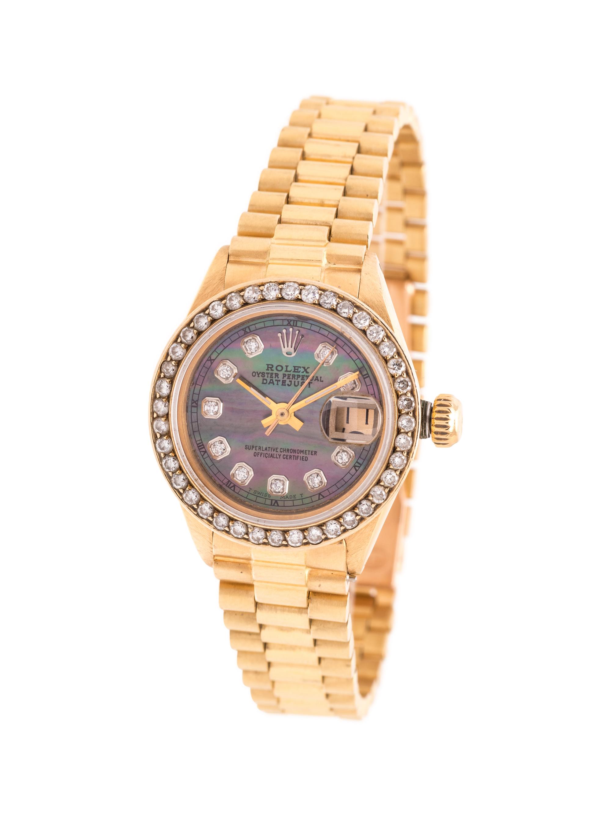 ROLEX, 18K YELLOW GOLD REF. 6917 'OYSTER PERPETUAL DATEJUST' WRISTWATCH