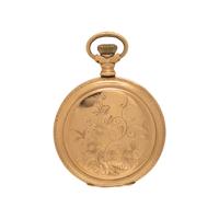 Elgin, Rose Gold Plated Pocket Watch