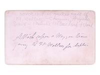 [NATIVE AMERICANS]. Copy CDV featuring an illustration of a documented Indian attack in Kansas. Ca 1868-69.