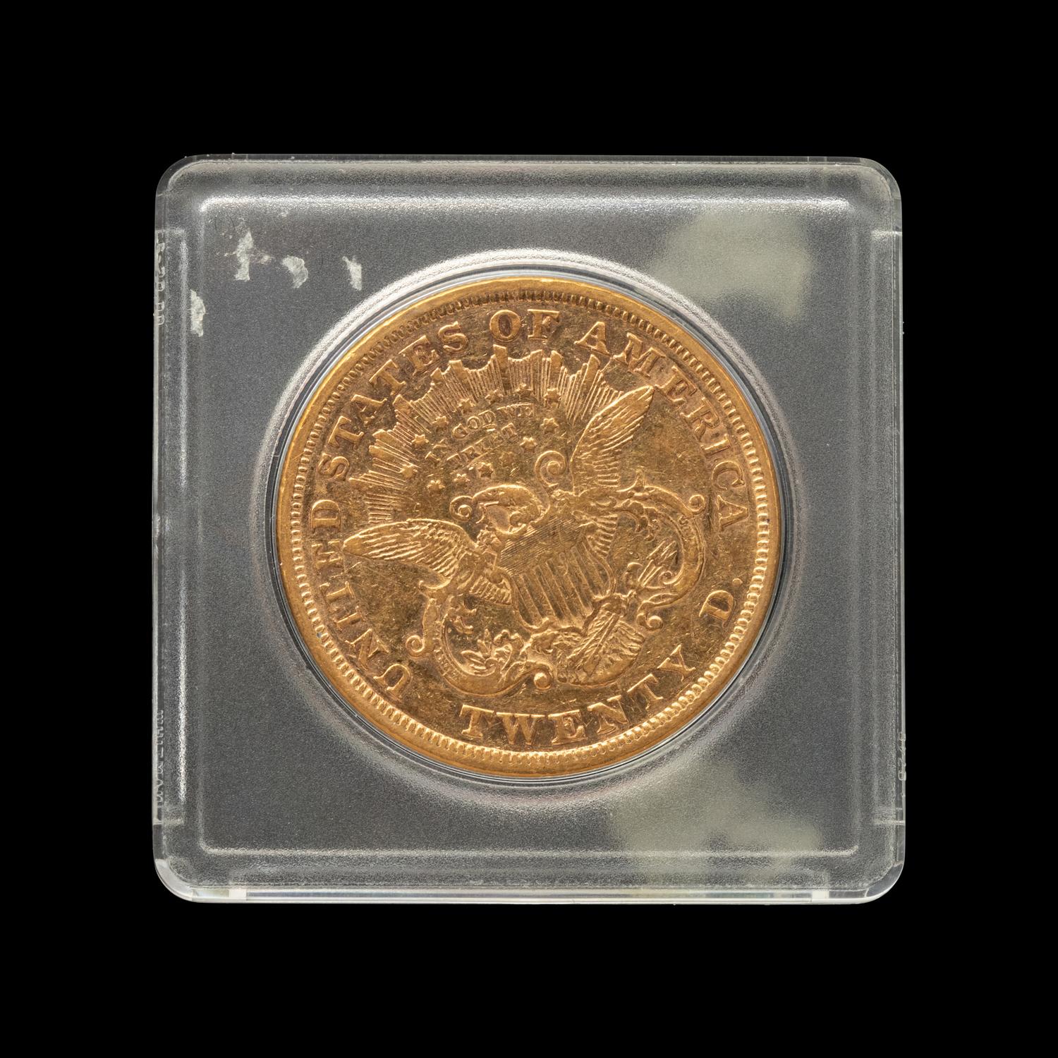 A 1873-S Liberty Head-Open '3' $20 Gold Coin