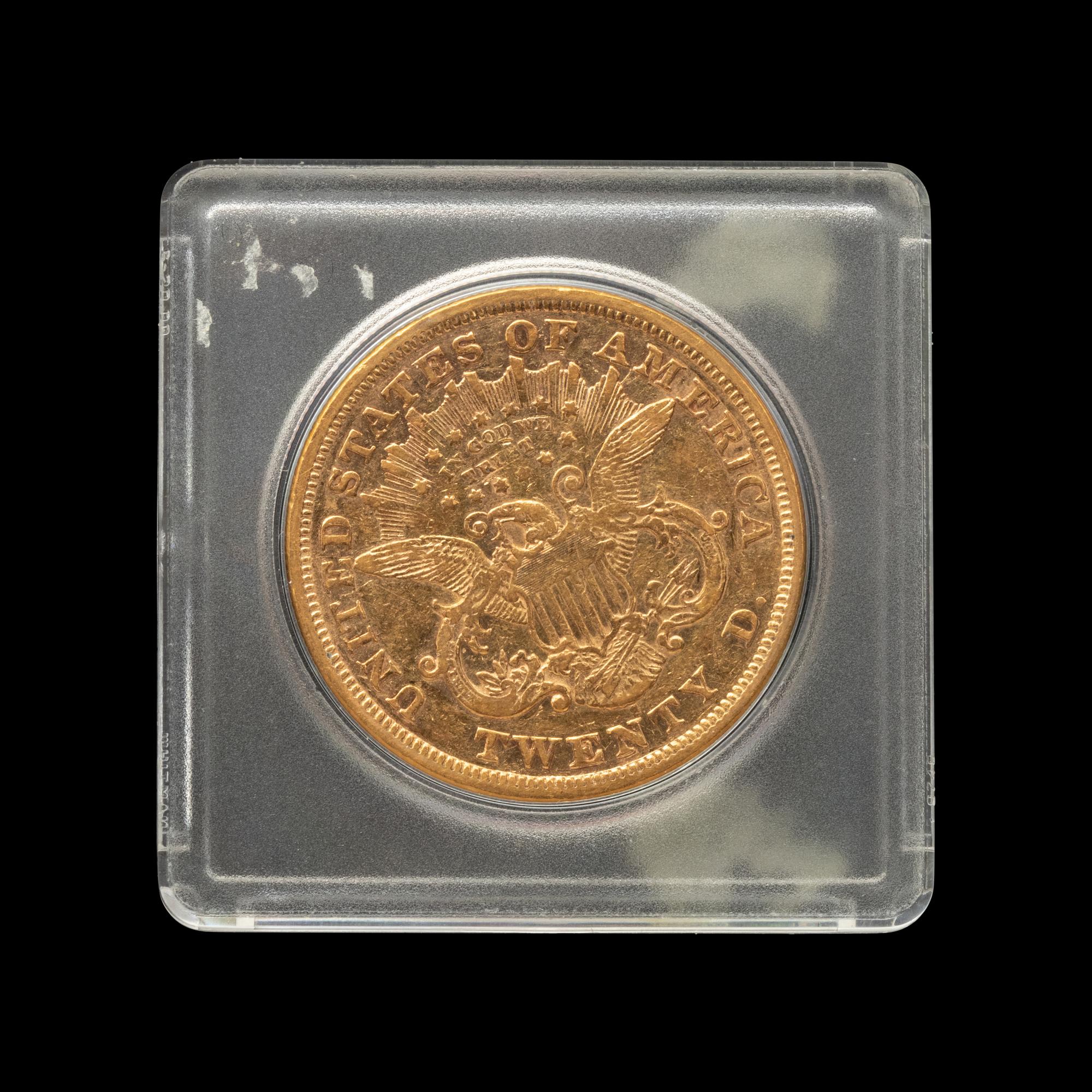 A 1873-S Liberty Head-Open '3' $20 Gold Coin