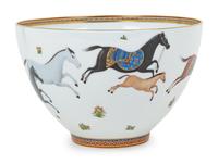 An Hermès Cheval d'Orient Center Bowl
