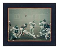 A Group of Three Photographs Depicting the Chicago Bears on Game Day Formerly Displayed at Mike Ditka’s Restaurant