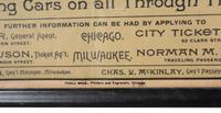 [RAILROAD - TRANSPORTATION]. The Milwaukee Lake Shore & Western Railway . Chicago: Poole Bros., Printers and Engravers, ca 1890-1910.