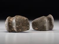 A Porphyry Full Groove Axe AND 3/4 Groove Axe