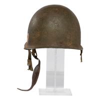 WWII Helmet Attributed to Paratrooper George Fatzer - 101st Airborne