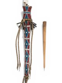 Kiowa or Comanche Beaded Awl Case