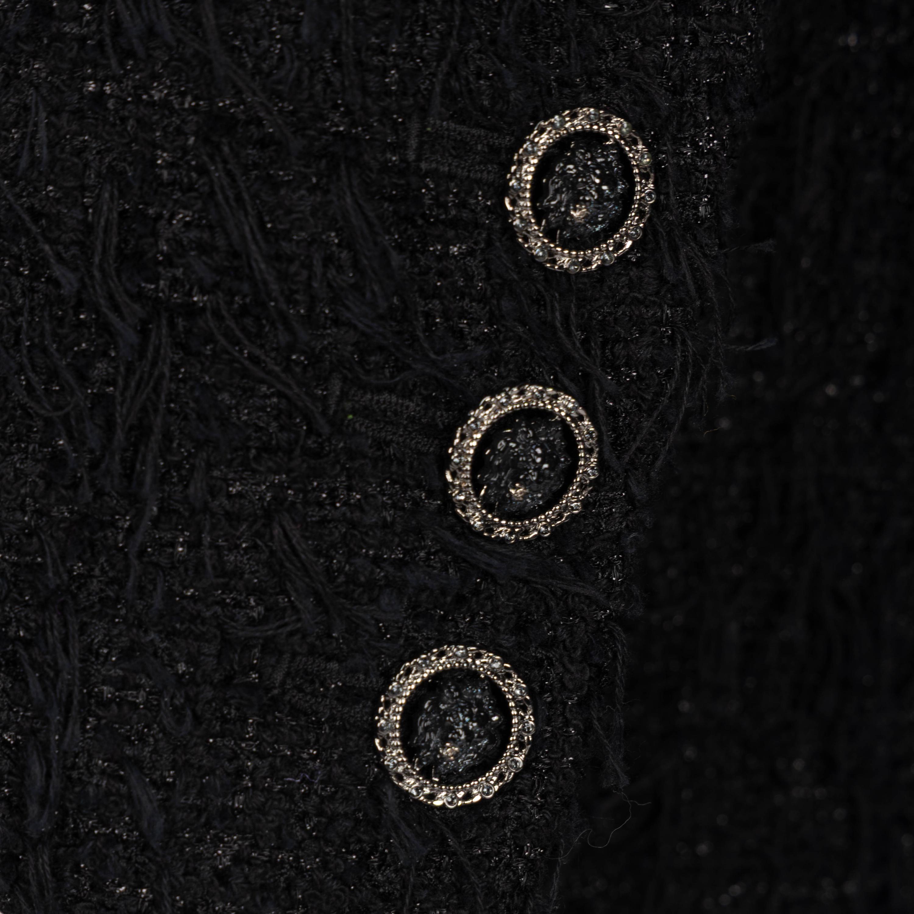 Chanel, Fringed Glittery Tweed Blazer