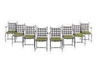 A Set of Eight Mario Papperzini 'Amalfi' Armchairs