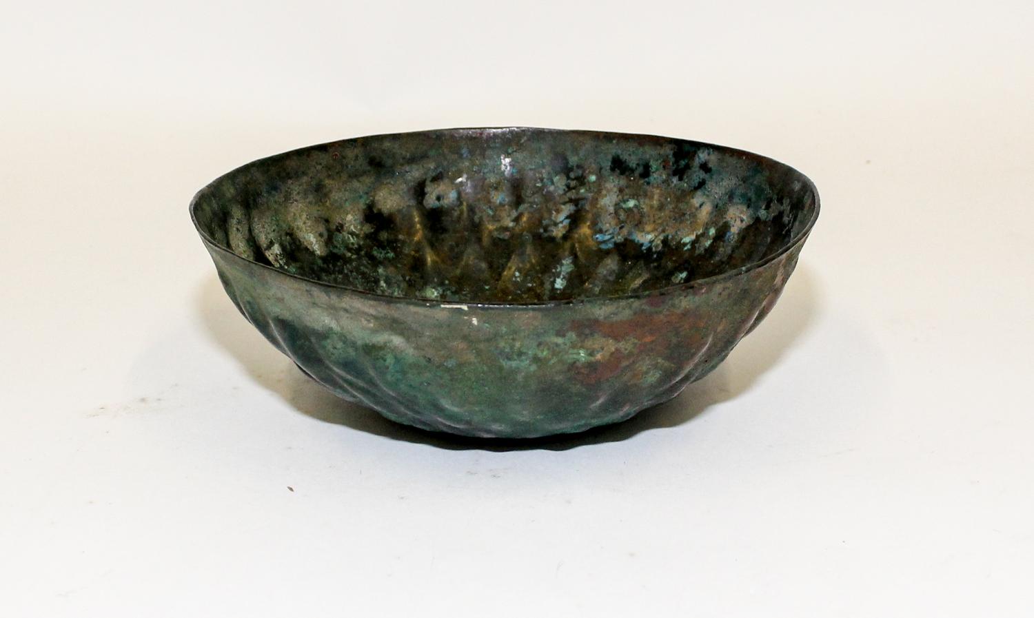 A Bronze Bowl Diameter 6 3/4 inches.