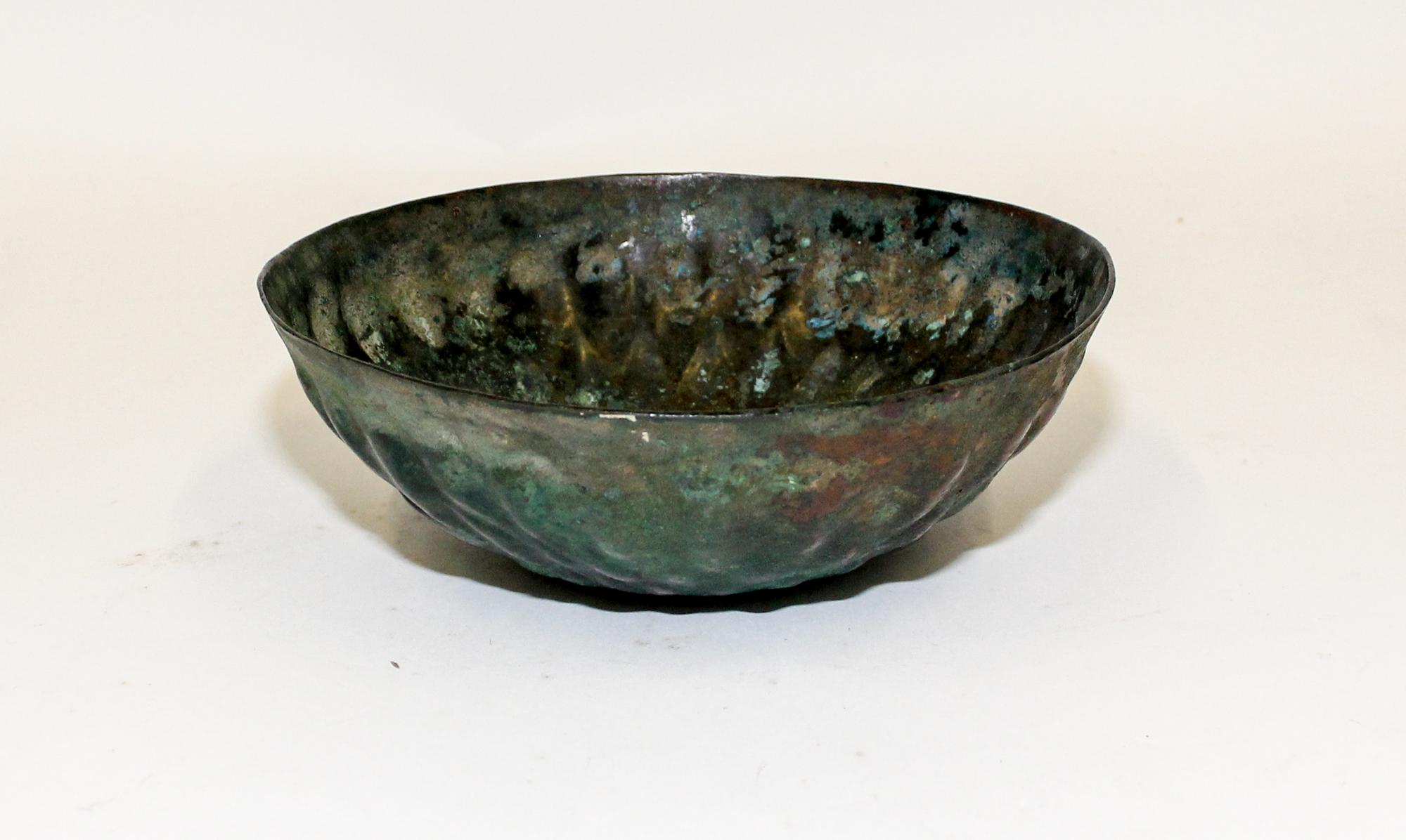 A Bronze Bowl Diameter 6 3/4 inches.