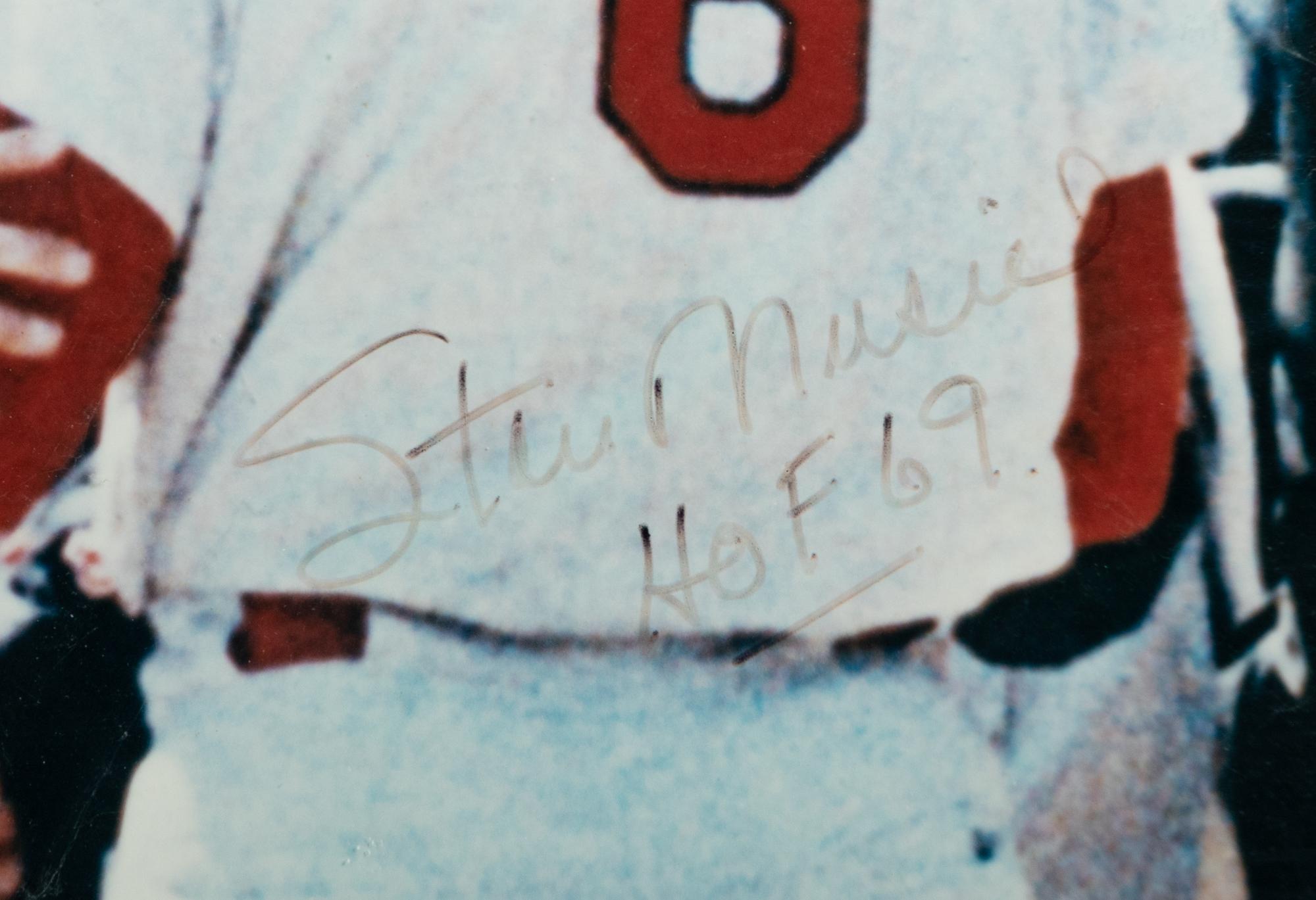 A Group of Stan Musial Decorative Material Including Items Displayed at Busch Stadium and Musial's Office at Stan The Man, Inc.,