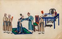 A Group of Twelve Chinese Export Pith Paintings