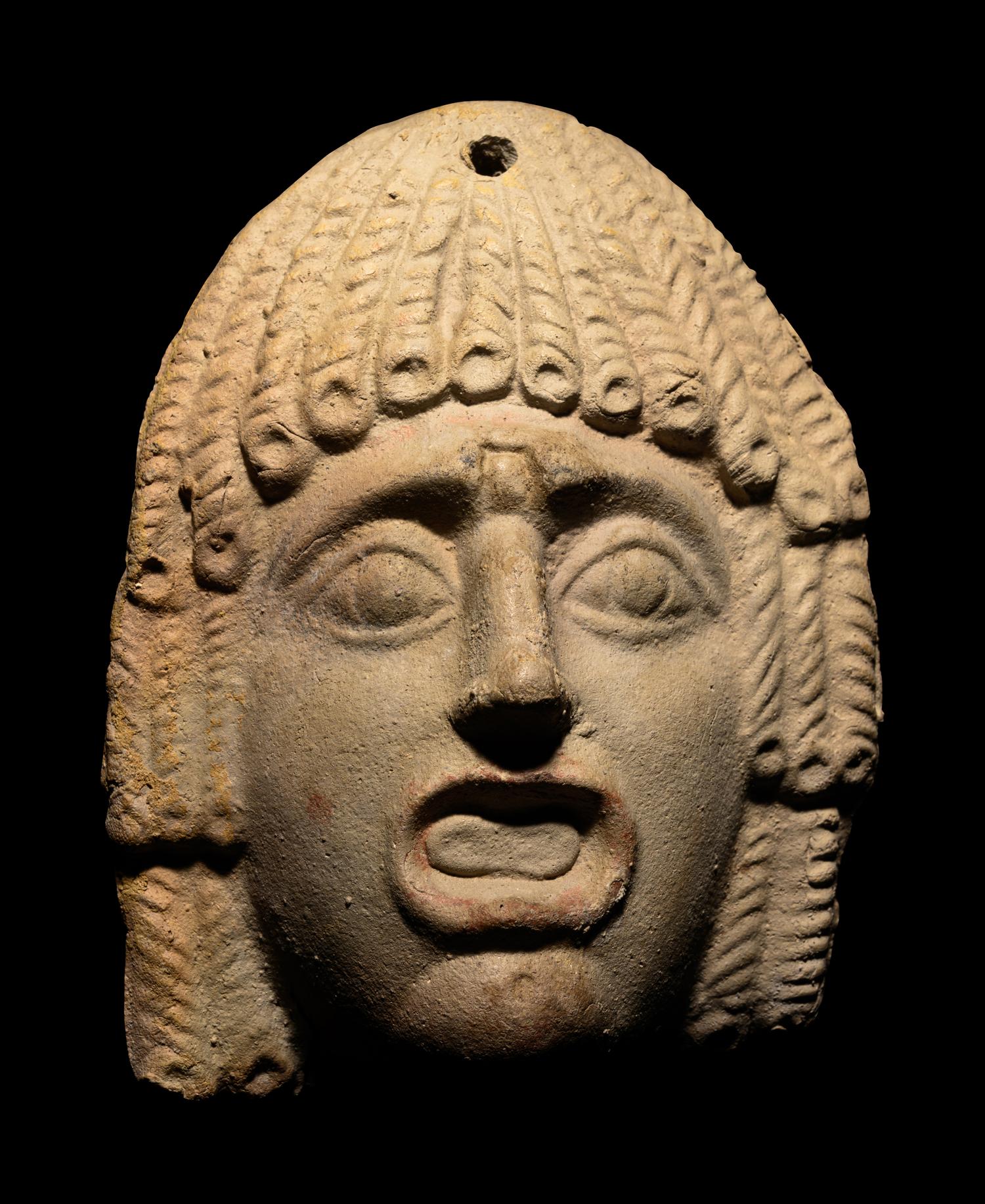 A Roman Terracotta Theater Mask
